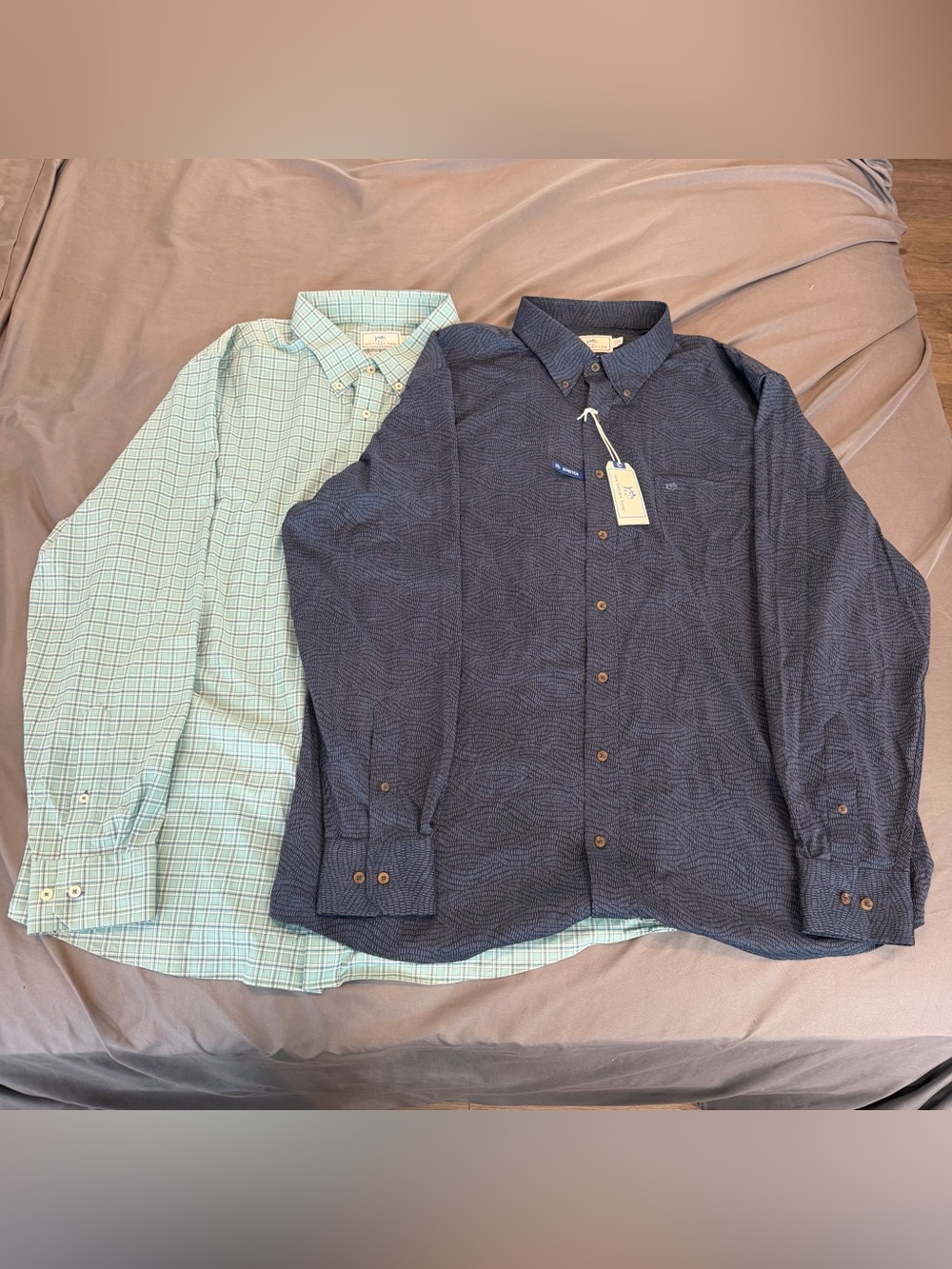Lot Of 2 Southern Tide XXL Intercoastal Button Down Shirts/ Ones NWT, One Used